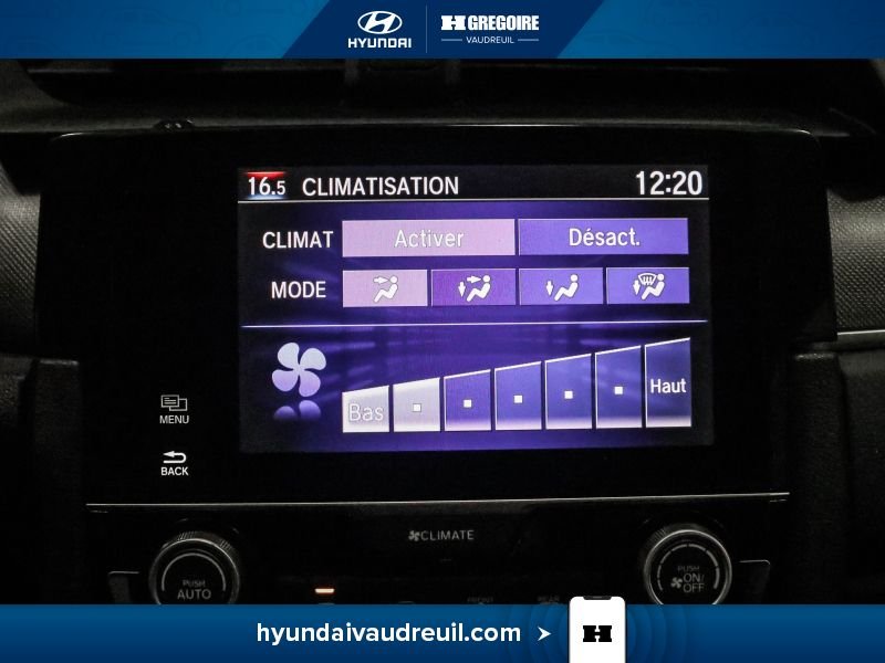 Honda Civic 2018 Blanc Laval - photo #27