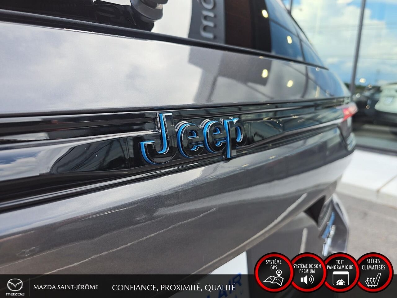 2022 Jeep Grand Cherokee 4xe Trailhawk | TOIT PANO | TV/DVD | 4X4 | Grey Saint-Jérôme - photo #7