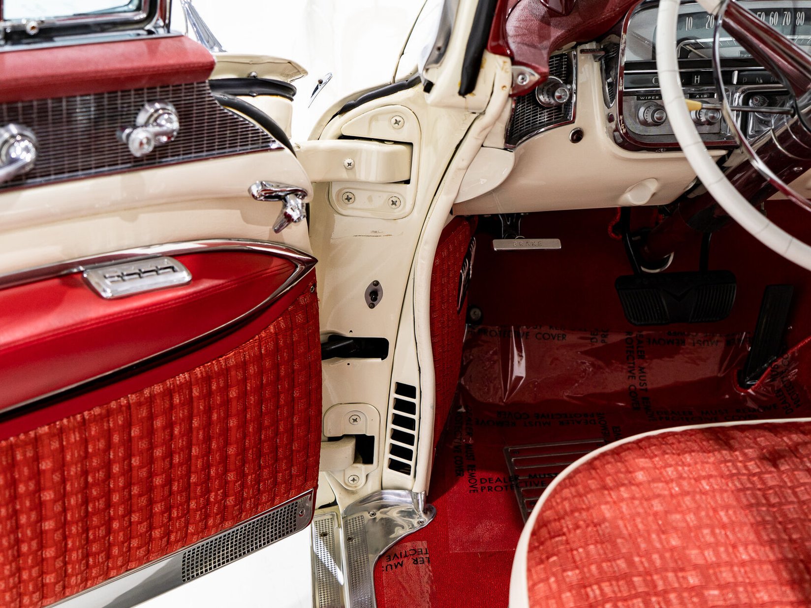 Cadillac Eldorado Seville With Factory A/C | PRIX EN USD 1956 Blanc Montréal - photo #78