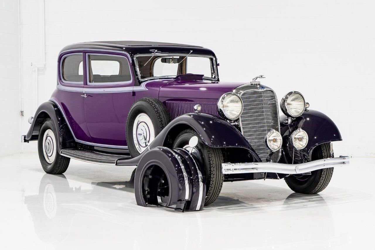 1933 Lincoln KB Victoria Coupe One Of 18 Built, And The Only Known Surviving **PRICE IN USD** Purple Montreal - photo #29