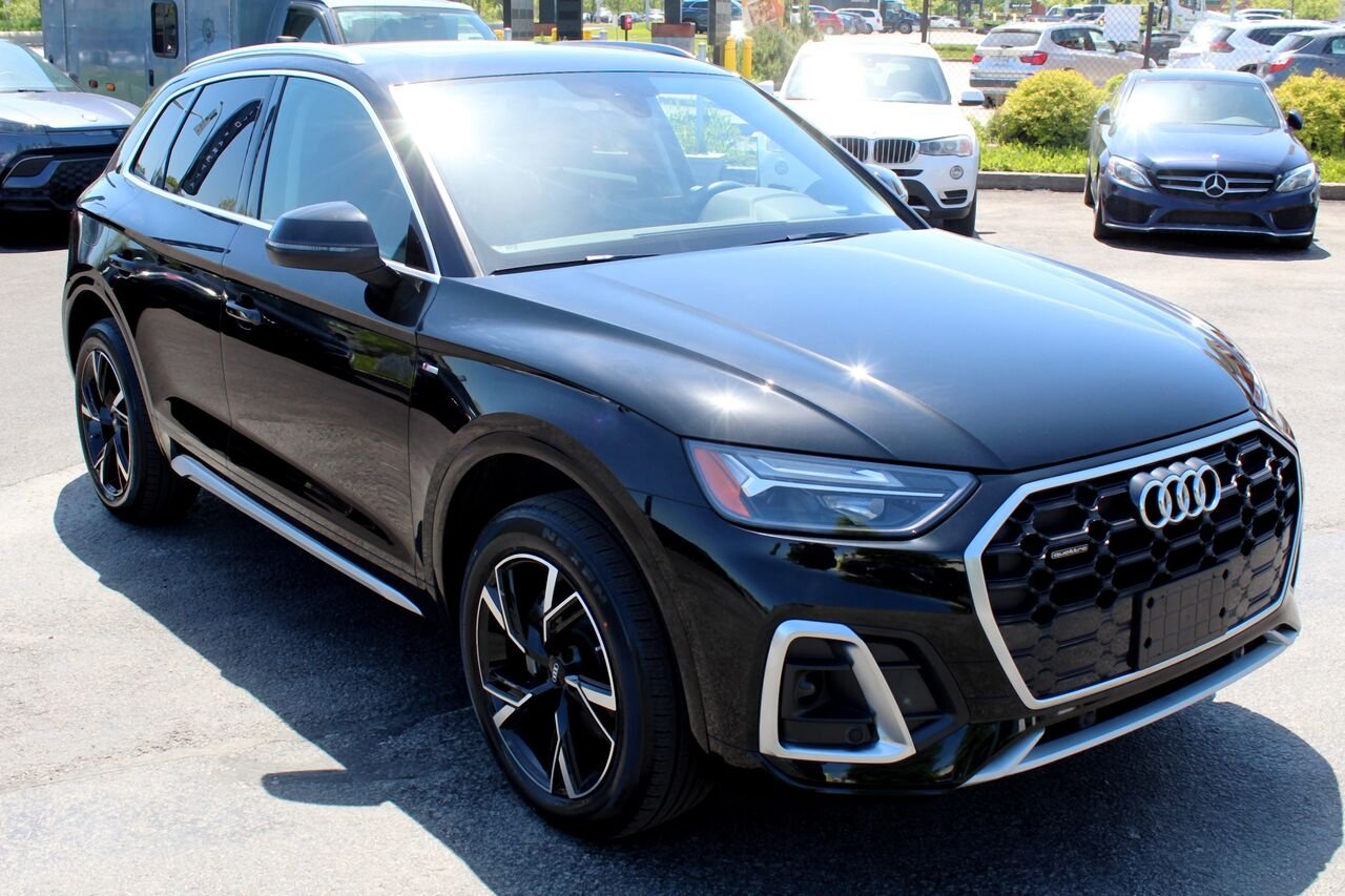 2022 Audi Q5 VIN: WA1EABFY3N2063336 Black Sainte-Rose - photo #4
