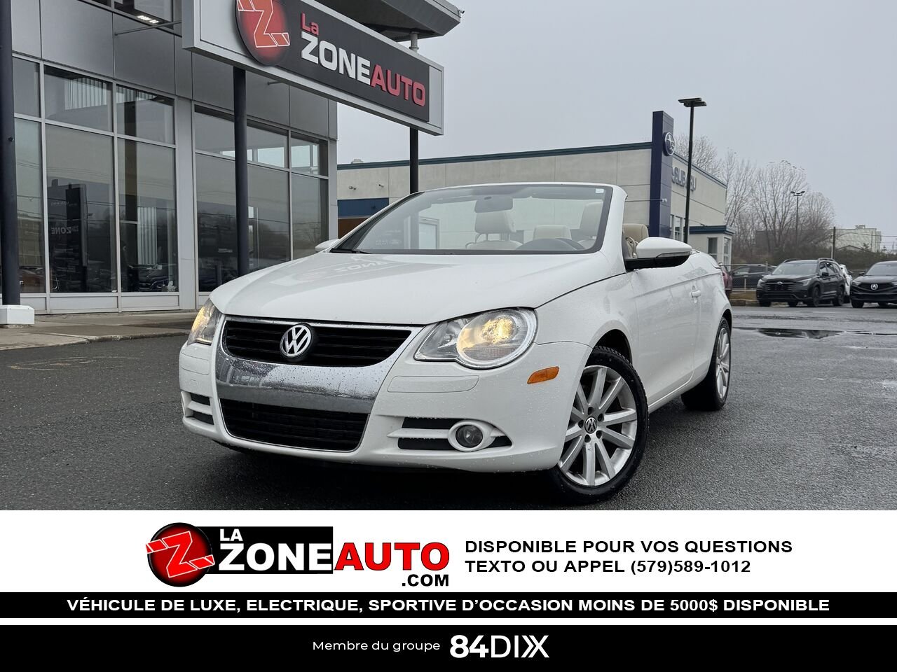 2011 Volkswagen Eos White Granby - photo #0