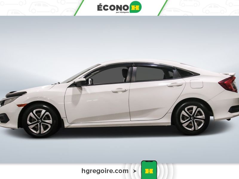 2016 Honda Civic White Laval - photo #4