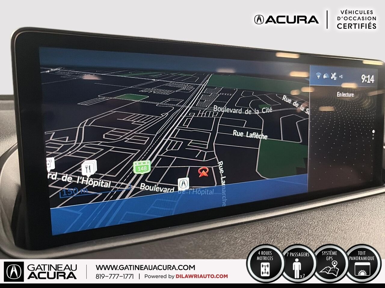 2024 Acura MDX Tech SH-AWD Black Gatineau - photo #3