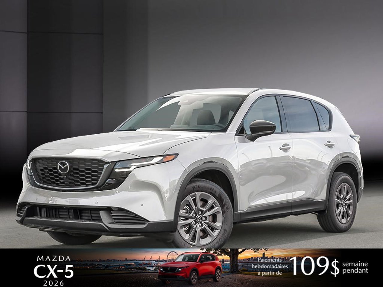 Mazda CX-5 JM3KMAHA6T0178751 2026 Blanc rhodium métallisé Mirabel - photo #0
