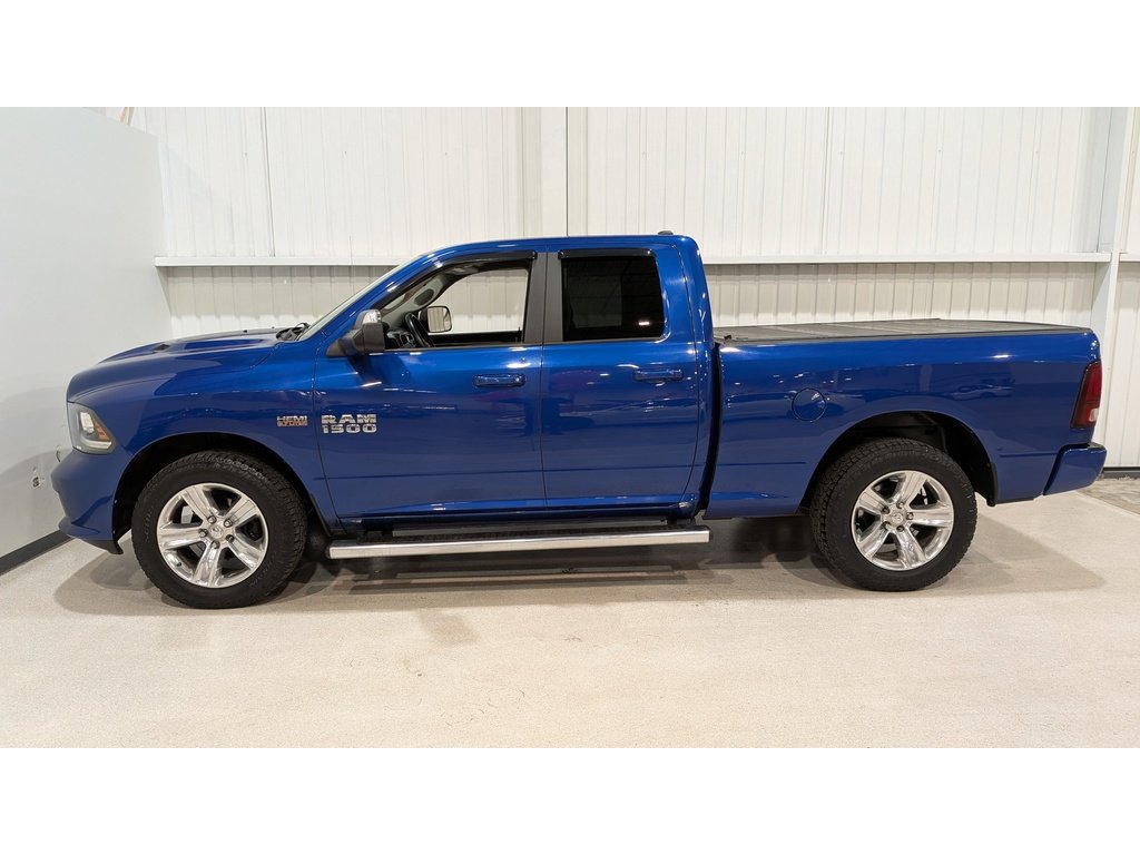 Ram 1500 4WD Quad Cab 140.5" Sport 2017 Bleu Val-David - photo #2
