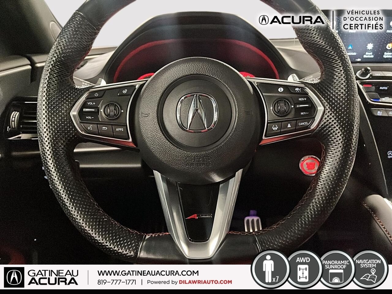 2023 Acura RDX A-Spec SH-AWD Black Gatineau - photo #8