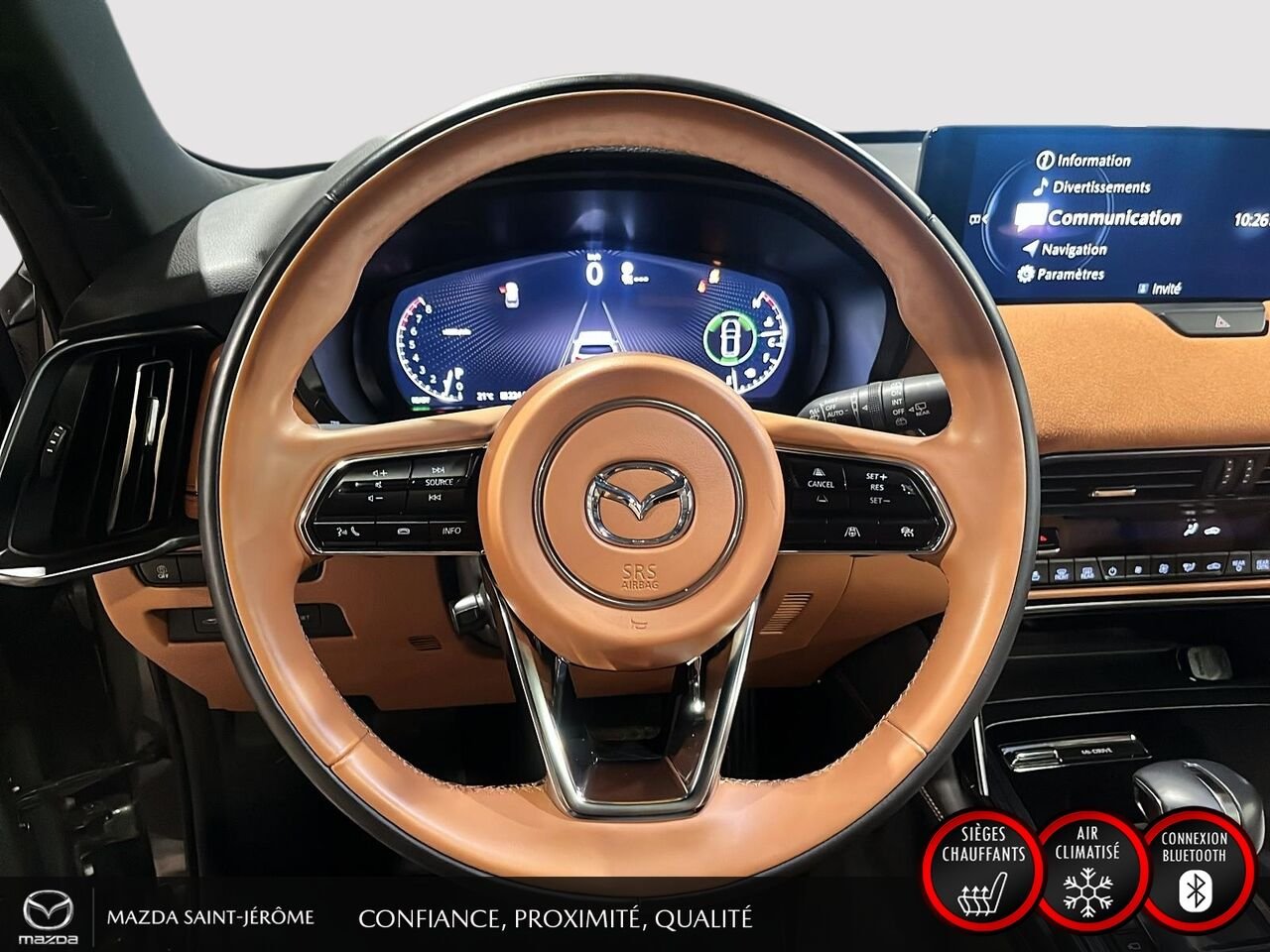 2024 Mazda CX-90 hybride léger Signature | TOIT PANORAMIQUE | AWD | CUIR NAPPA | SIEGES CAPITAINES Grey Saint-Jérôme - photo #13