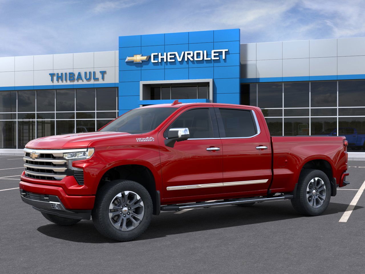 Chevrolet Silverado 1500 High Country 2025 Teinte rouge éclatant Saint-Eustache - photo #1