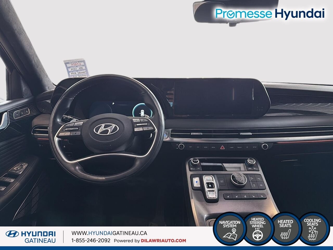 2025 Hyundai Palisade Ultimate Calligraphy *** BLACK EDITION , toute equipe , bas millage *** Black Ottawa & Gatineau - photo #8