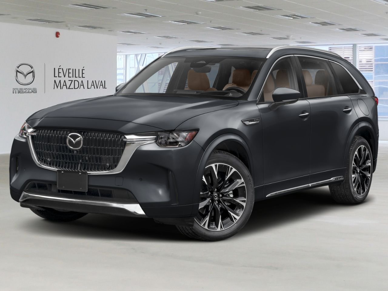 2026 Mazda CX-90 MHEV Signature TI Jet Black Mica Laval - photo #0