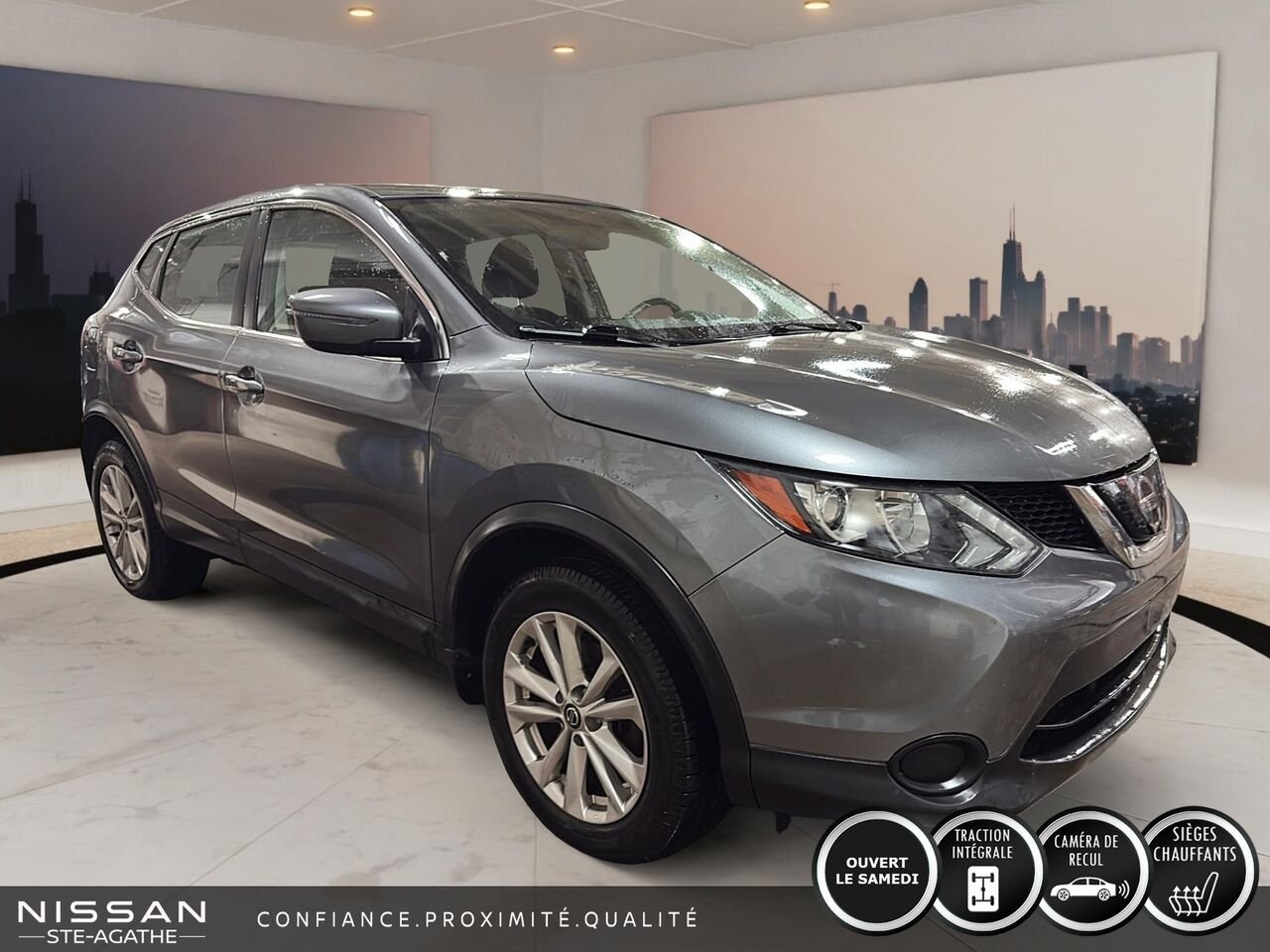 Nissan Qashqai S TI CVT 2019 Gris Saint-Jérôme - photo #2