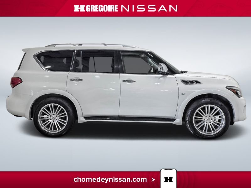 Infiniti QX80 CS6950 | Cuir * Toit * GPS * 7 Places 2017 Blanc Laval - photo #10