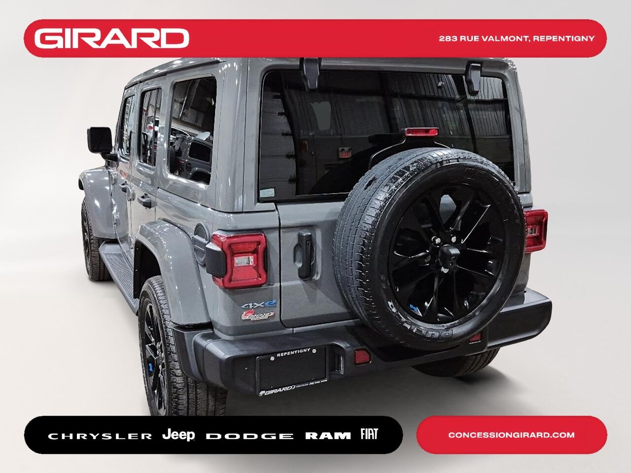 JEEP WRANGLER 4XE 2022 Gris Repentigny - photo #7