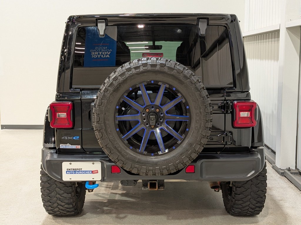 2022 Jeep Wrangler 4xe Unlimited Rubicon 4x4 Black Val-David - photo #5