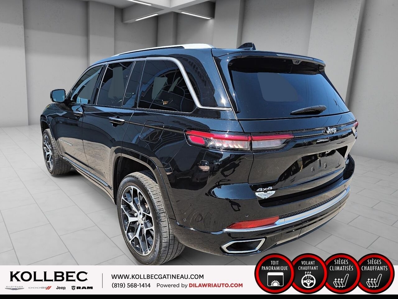 2023 JEEP GRAND CHEROKEE Summit Reserve 4x4 Black Ottawa & Gatineau - photo #17