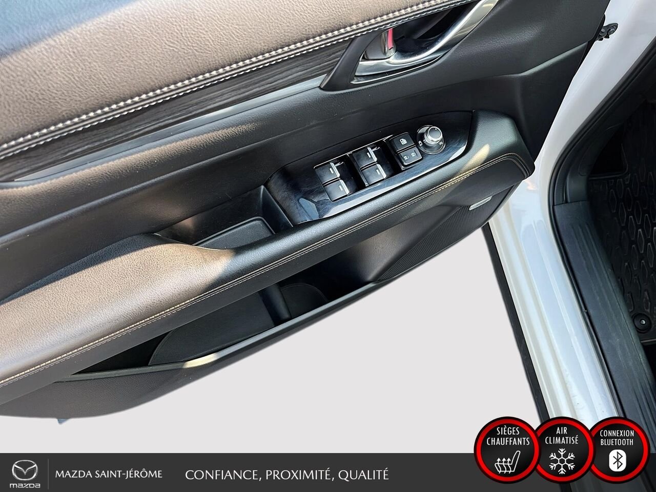 2021 Mazda CX-5 GT | TOIT OUVRANT | CUIR | NAVIGATION | AWD | White Saint-Jérôme - photo #12