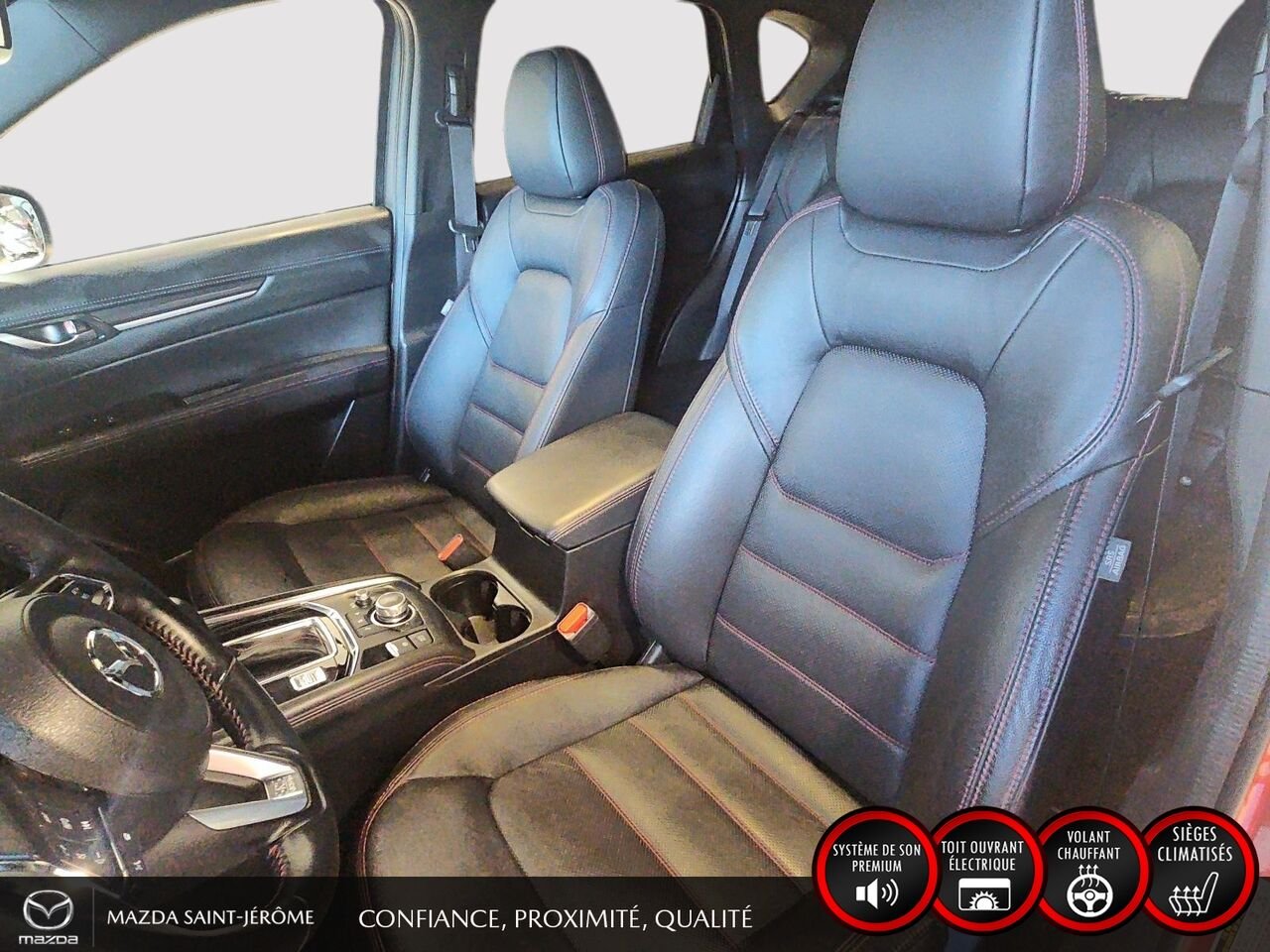 2023 Mazda CX-5 SPORT | CUIR | TOIT OUVRANT | AWD Red Saint-Jérôme - photo #17