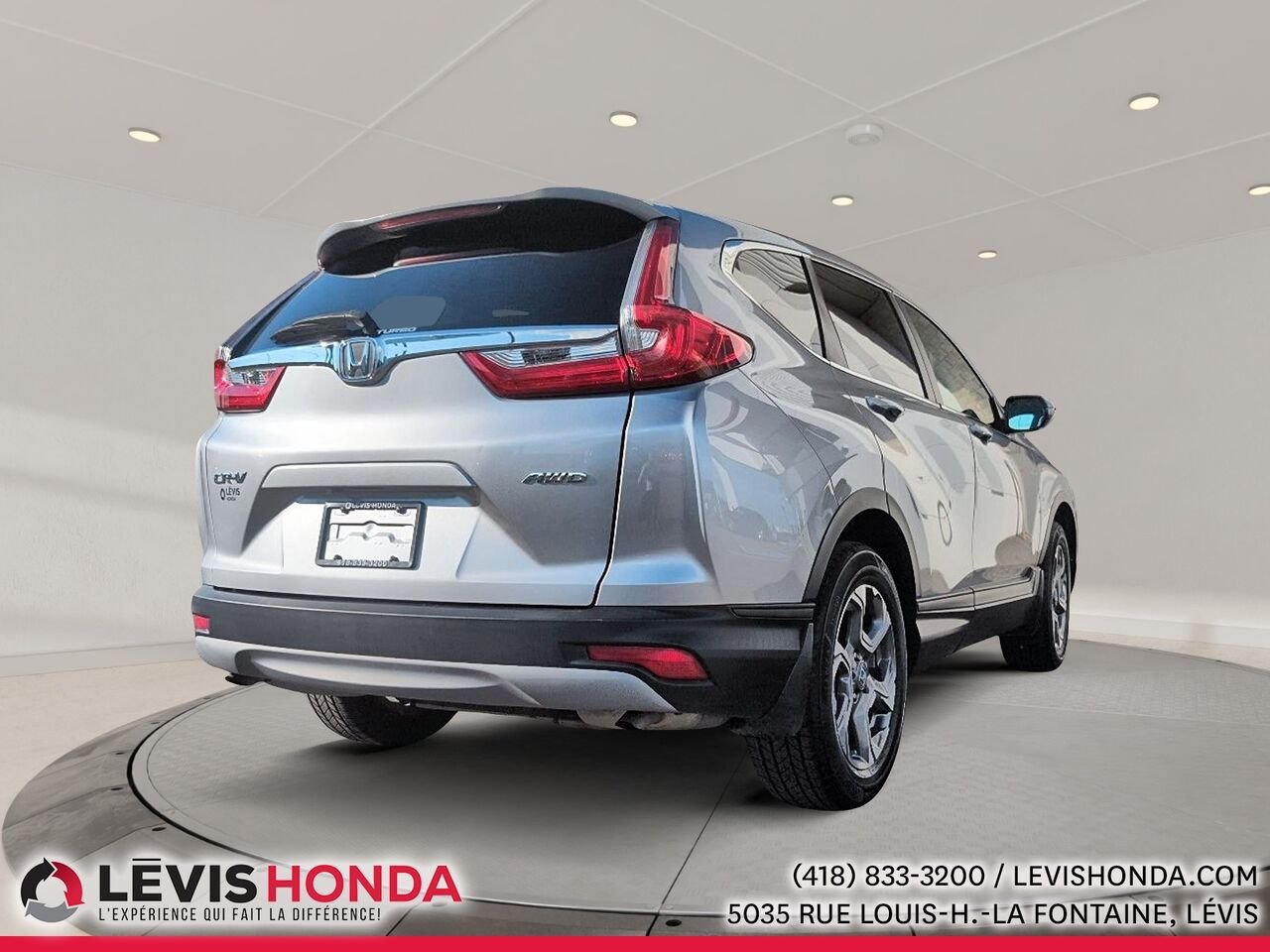 Honda CR-V EX AWD EX Traction Intégrale 2019 Argent Lévis - photo #9