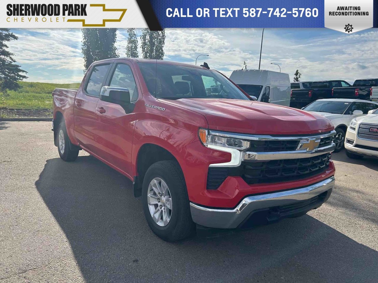 2026 Chevrolet Silverado 1500 4WD Crew Cab 147 LT Red Sherwood Park - photo #0