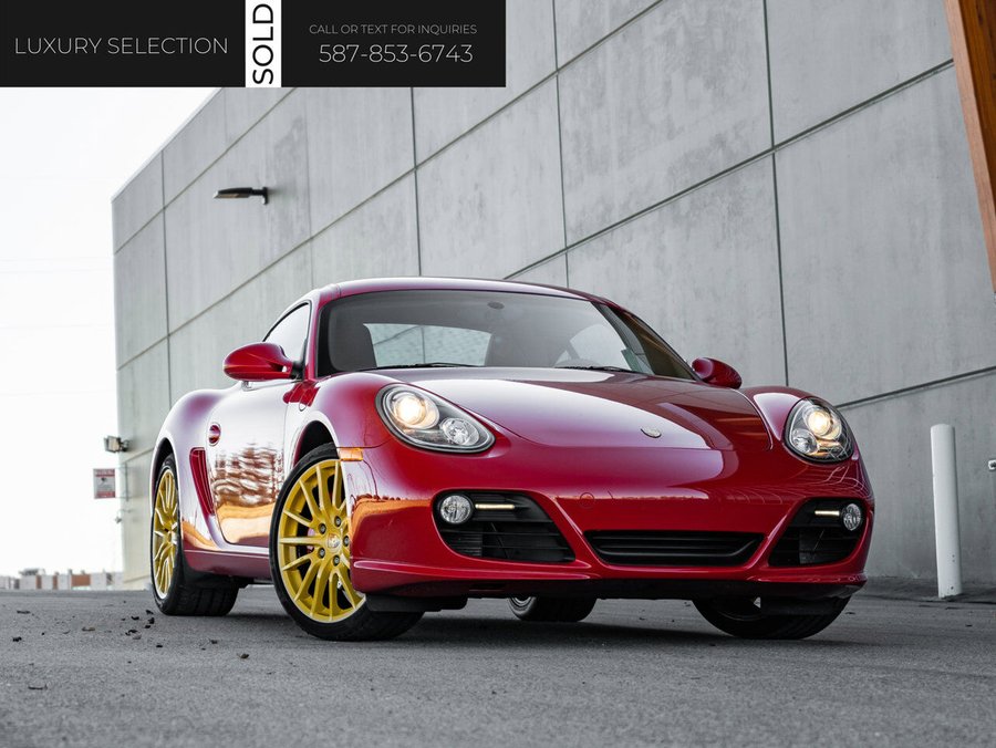 2010 Porsche Cayman 2010 Red
