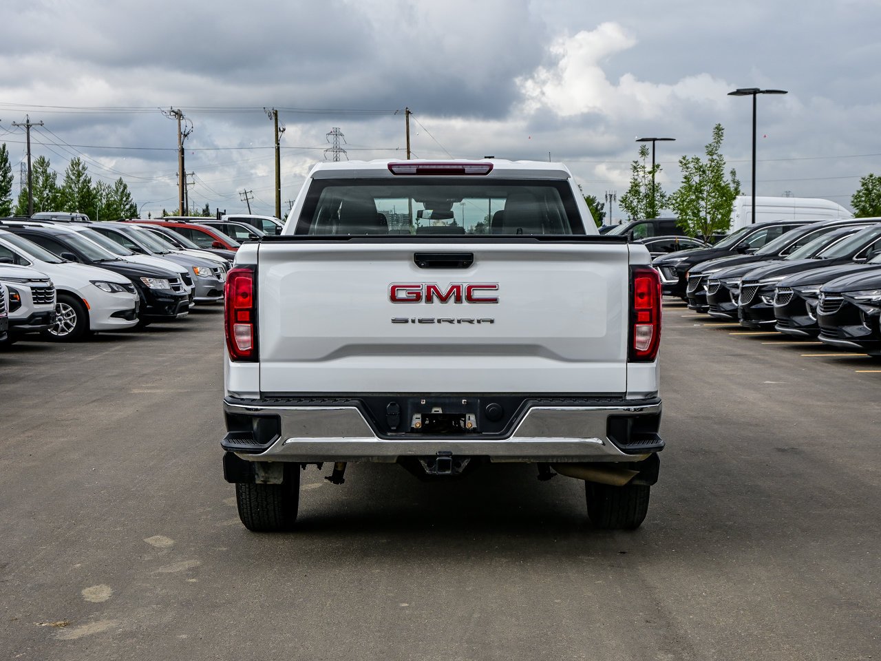2023 GMC Sierra 1500 4WD Crew Cab 147 Pro White Sherwood Park - photo #11