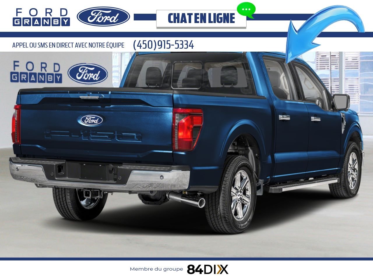 2025 Ford F-150 Antimatter Blue Metallic Granby - photo #2