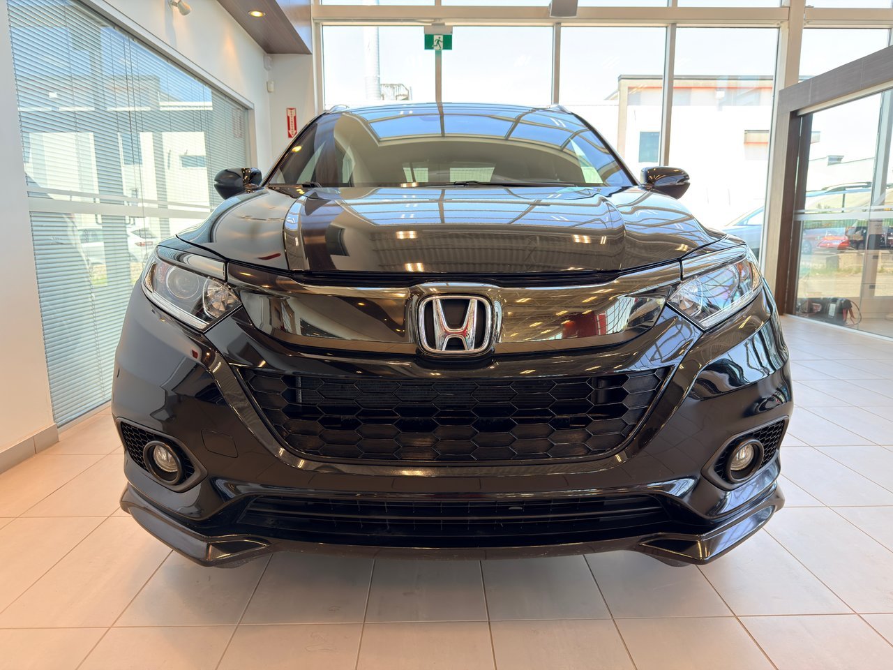 Honda HR-V 2021 Noir Notre-Dame-des-Prairies - photo #4
