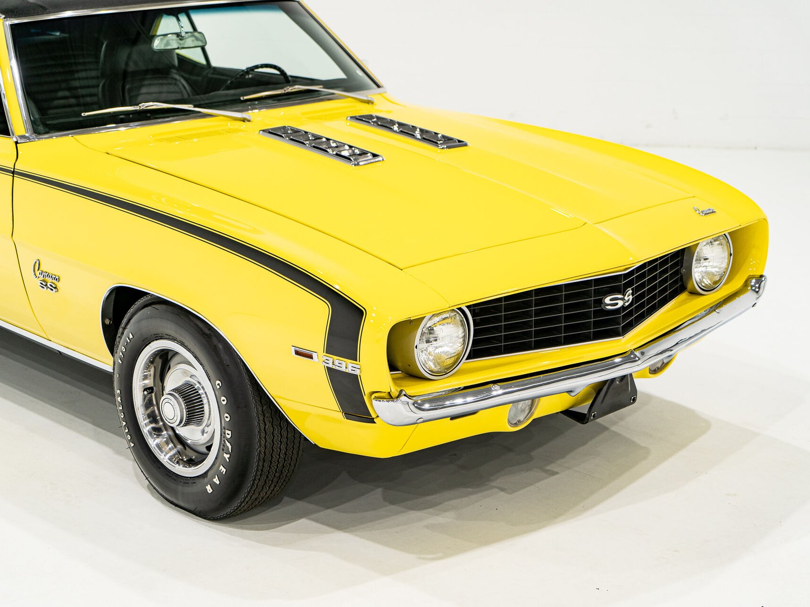 1969 Chevrolet Camaro SS **PRIX EN USD** With factory A/C Yellow Montreal - photo #23