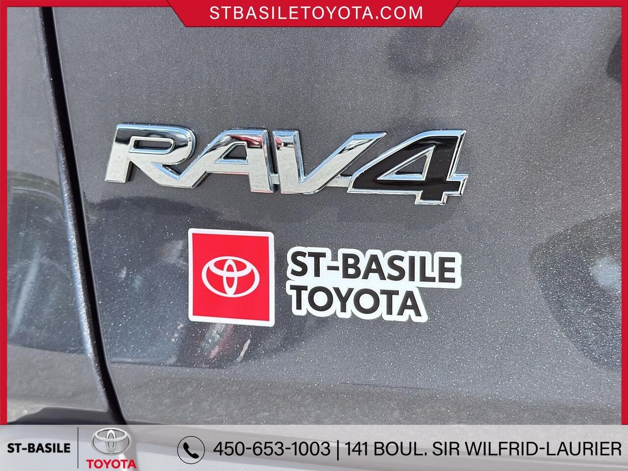 2025 TOYOTA RAV4 Magnetic Grey Metallic Saint-Basile-le-Grand - photo #5