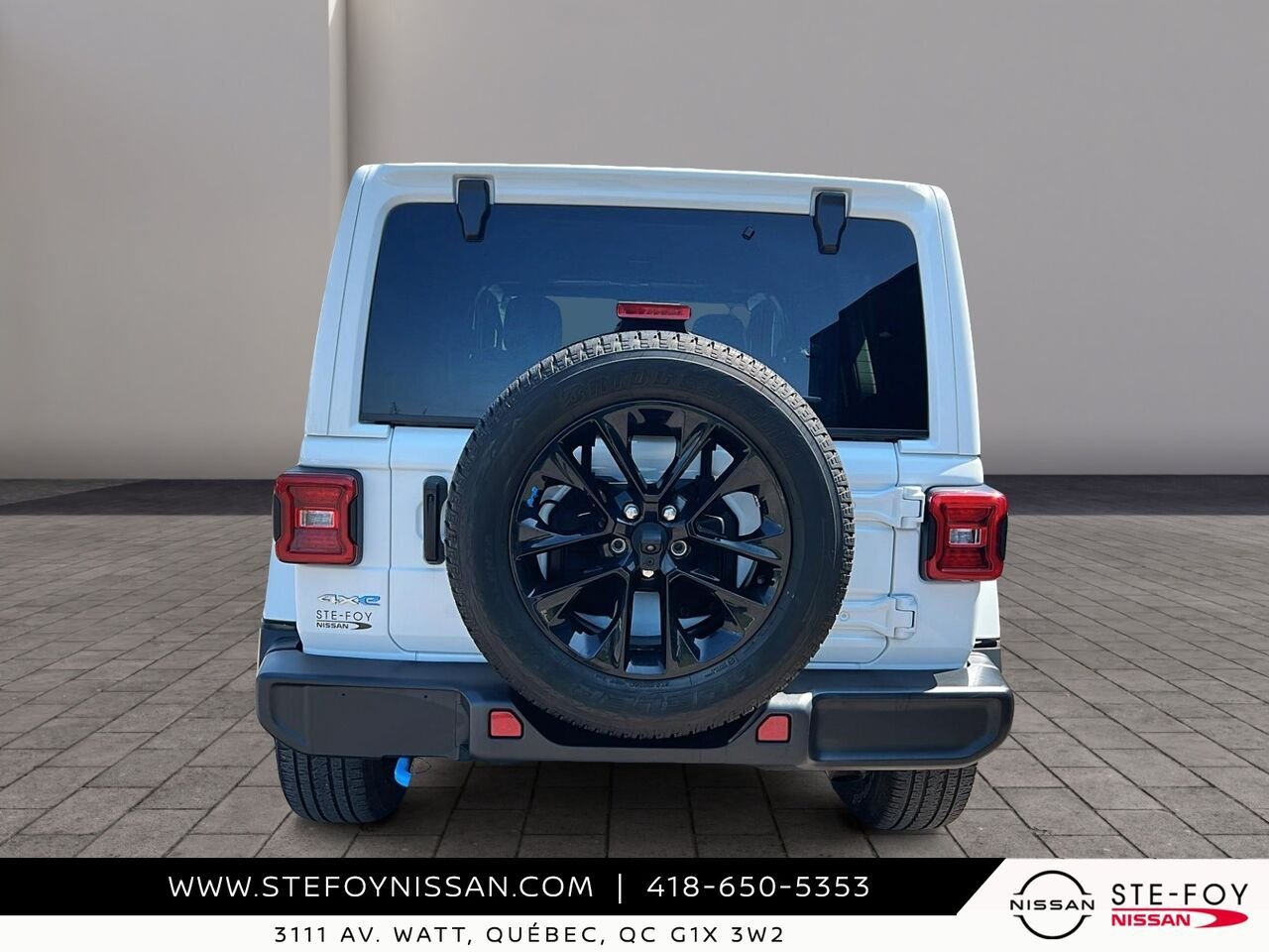 Jeep WRANGLER 4XE UNLIMITED COLD WEATHER GROUP 2022 Blanc Ste-Foy - photo #2