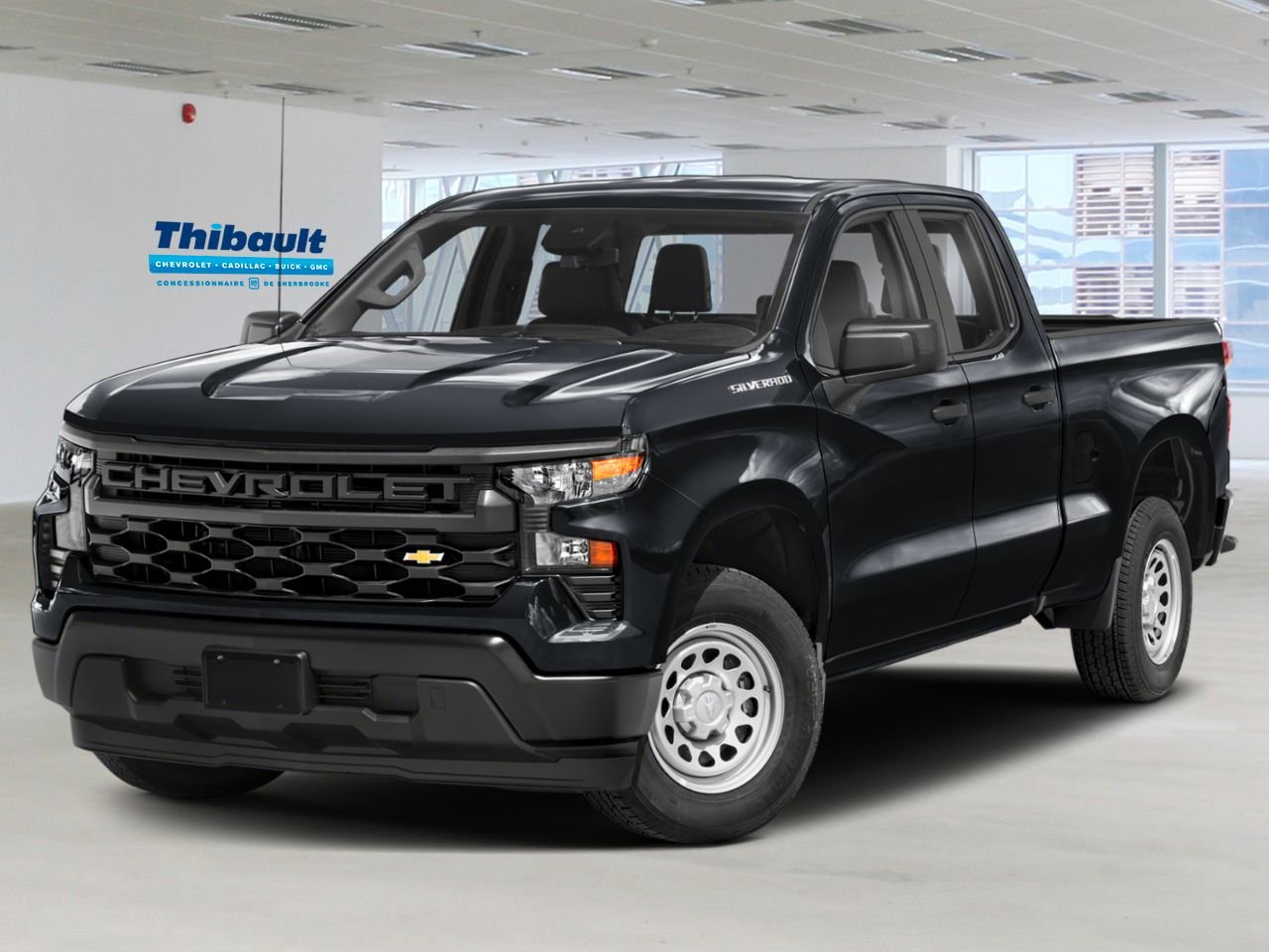2025 CHEVROLET Silverado 1500 WT Black Saint-Eustache - photo #0