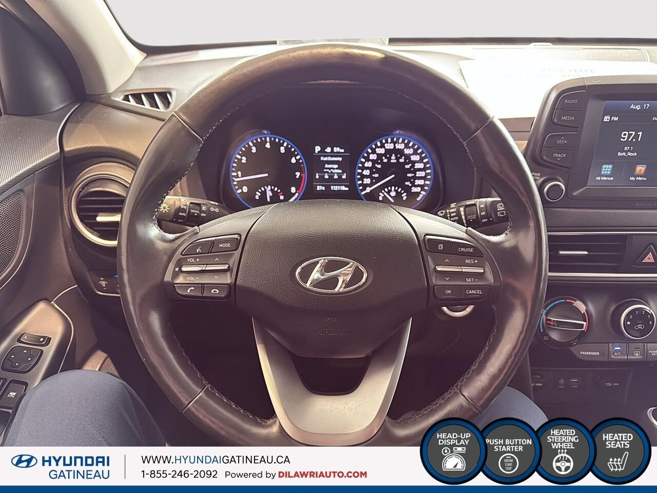 2018 Hyundai Kona White Gatineau - photo #8
