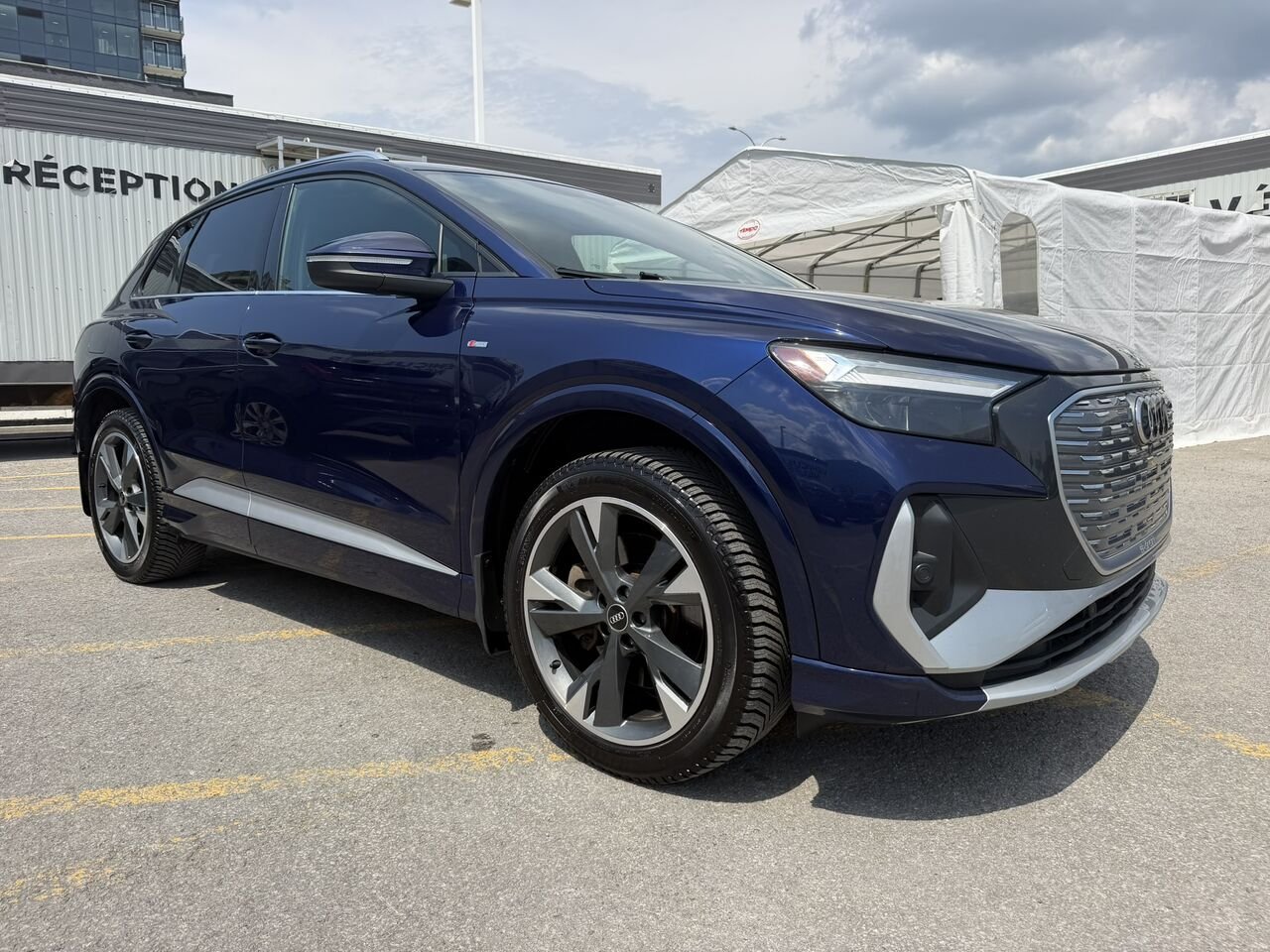 Audi Q4 e-tron 50 quattro 2023 Bleu Laval - photo #6