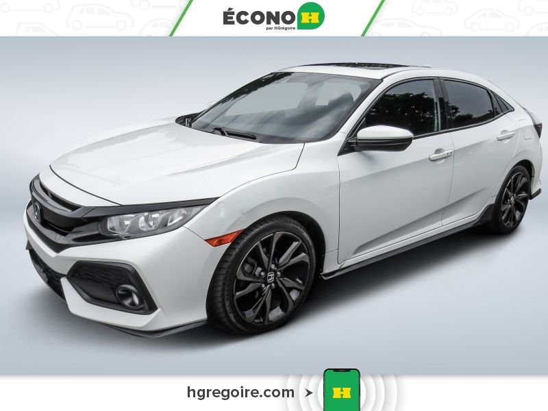 2019 Honda Civic White Laval - photo #2
