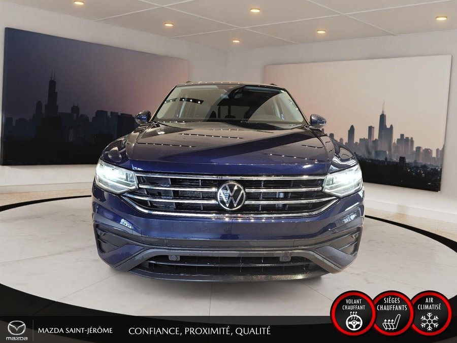 Volkswagen Tiguan CUIR | TOIT PANORAMIQUE | MAGS | AWD | 2022 Bleu
