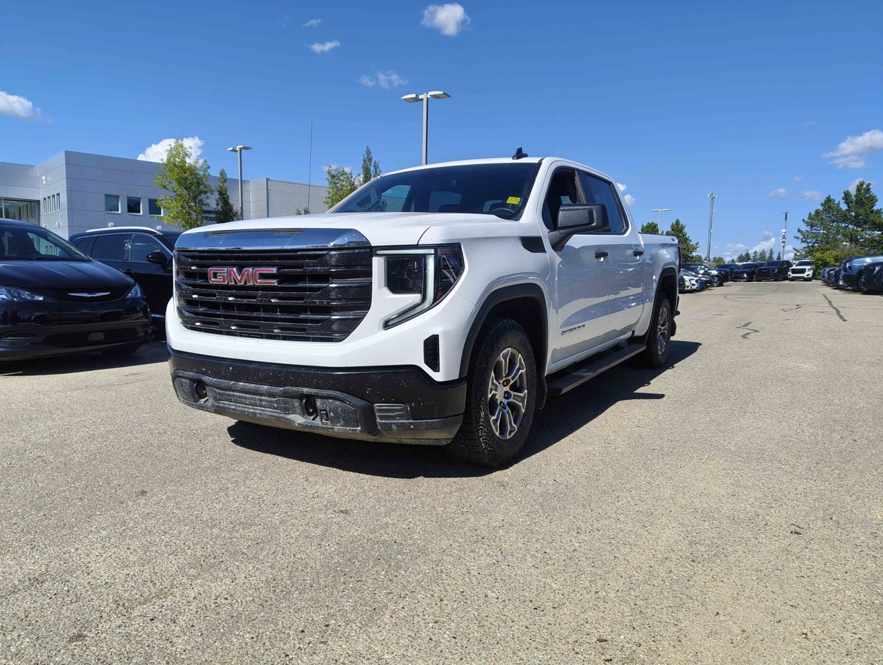2024 GMC Sierra 1500 4WD Crew Cab 147 Pro White Sherwood Park - photo #3