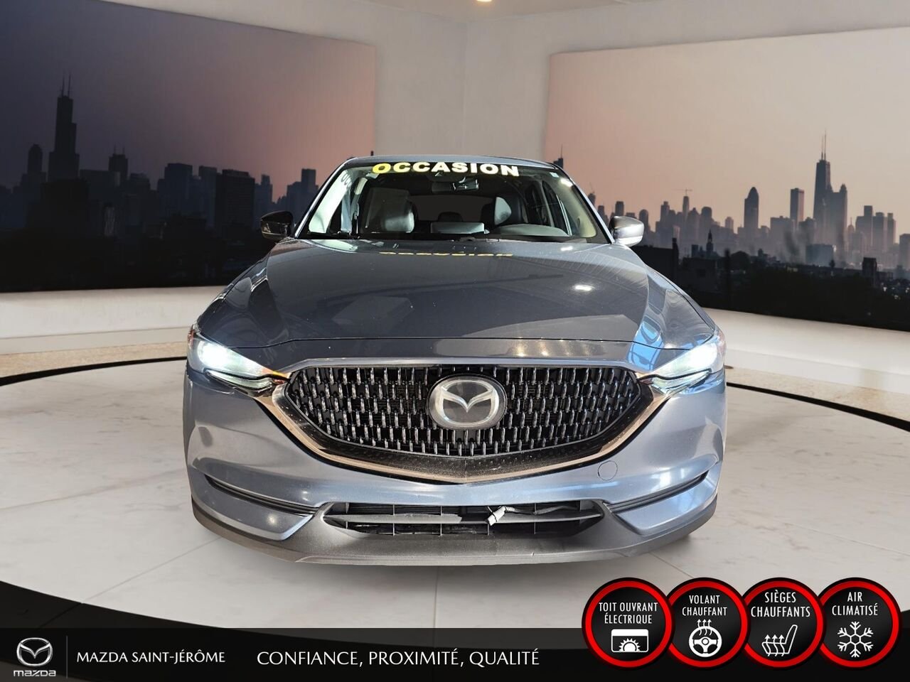 2021 Mazda CX-5 Édition Kuro | CUIR | TOIT OUVRANT | AWD | Grey Saint-Jérôme - photo #2
