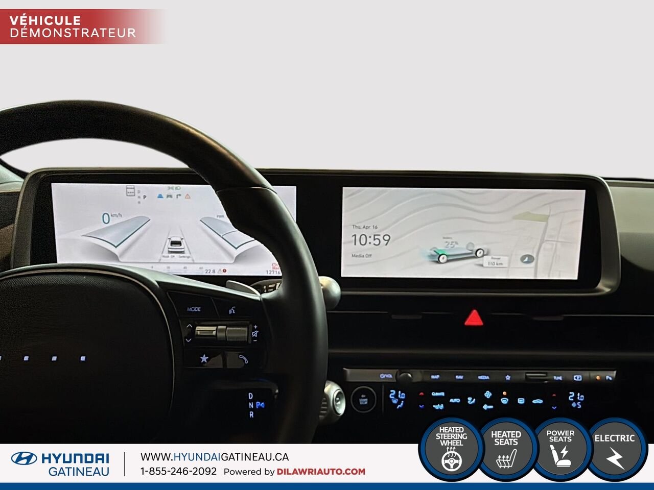 HYUNDAI IONIQ 6 2024 Gris nocturne Ottawa & Gatineau - photo #13