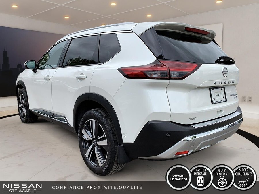 Nissan Rogue Platine | TOIT PANORAMIQUE | CUIR | AWD | CLIM 2 ZONES | 2023 Blanc