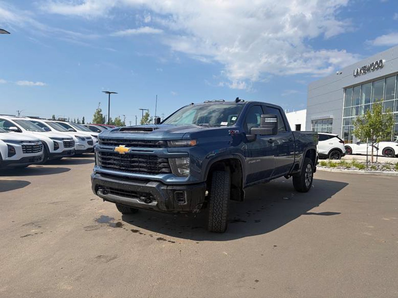 2026 Chevrolet Silverado 2500HD 4WD Crew Cab 159 Custom Blue Sherwood Park - photo #2