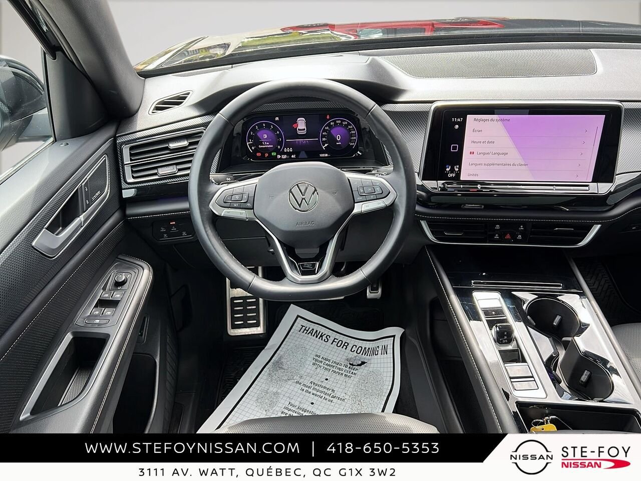 Volkswagen Atlas Cross Sport EXECLINE 2026 Noir Ste-Foy - photo #13