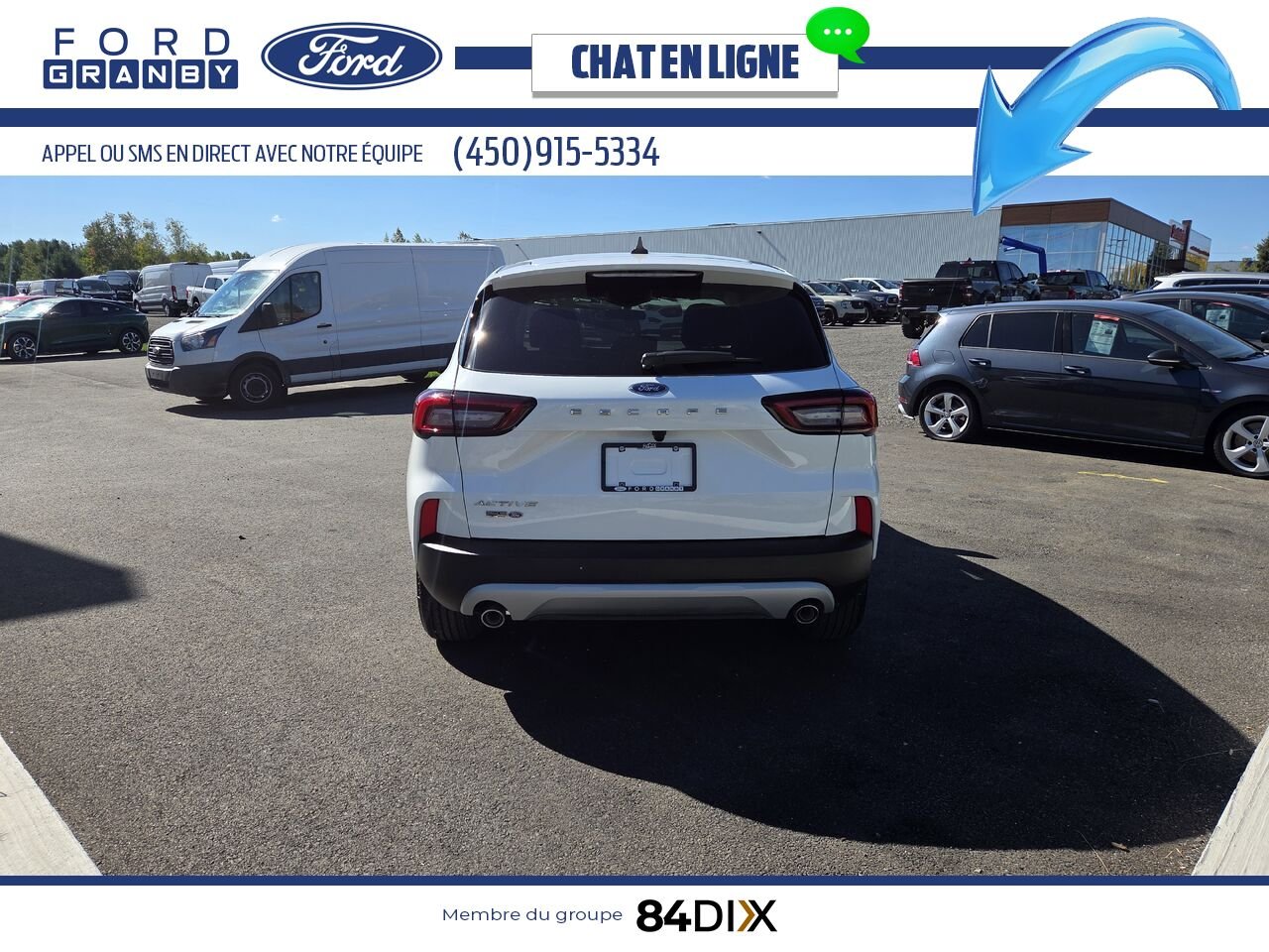 2025 Ford Escape White Granby - photo #5