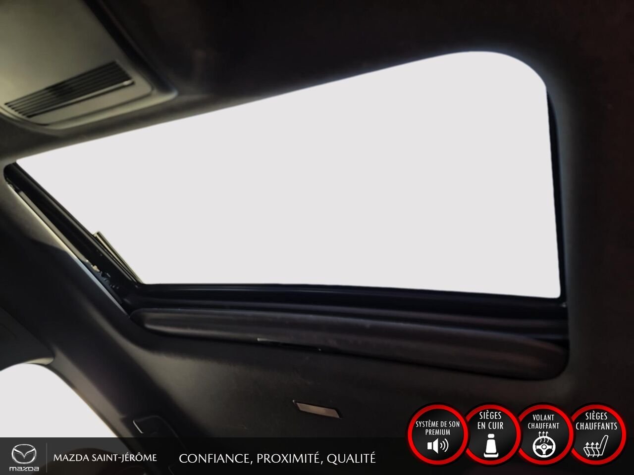 2023 Mazda Mazda3 Sport GT avec moteur turbo | TOIT OUVRANT | CUIR ROUGE | AWD Grey Saint-Jérôme - photo #17
