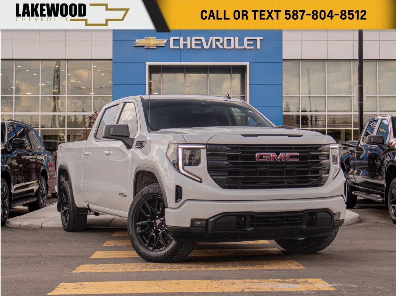 2024 GMC Sierra 1500 4WD Crew Cab 157 Elevation White Sherwood Park - photo #0