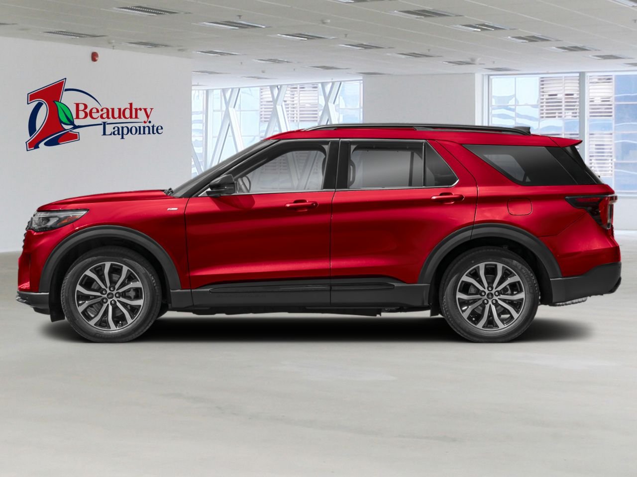 2026 Ford Explorer Rapid Red Metallic Tinted Clearcoat La Sarre - photo #2
