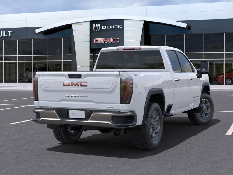 GMC Sierra 2500HD SLT 2025 BLANC SOMMET Sherbrooke - photo #3