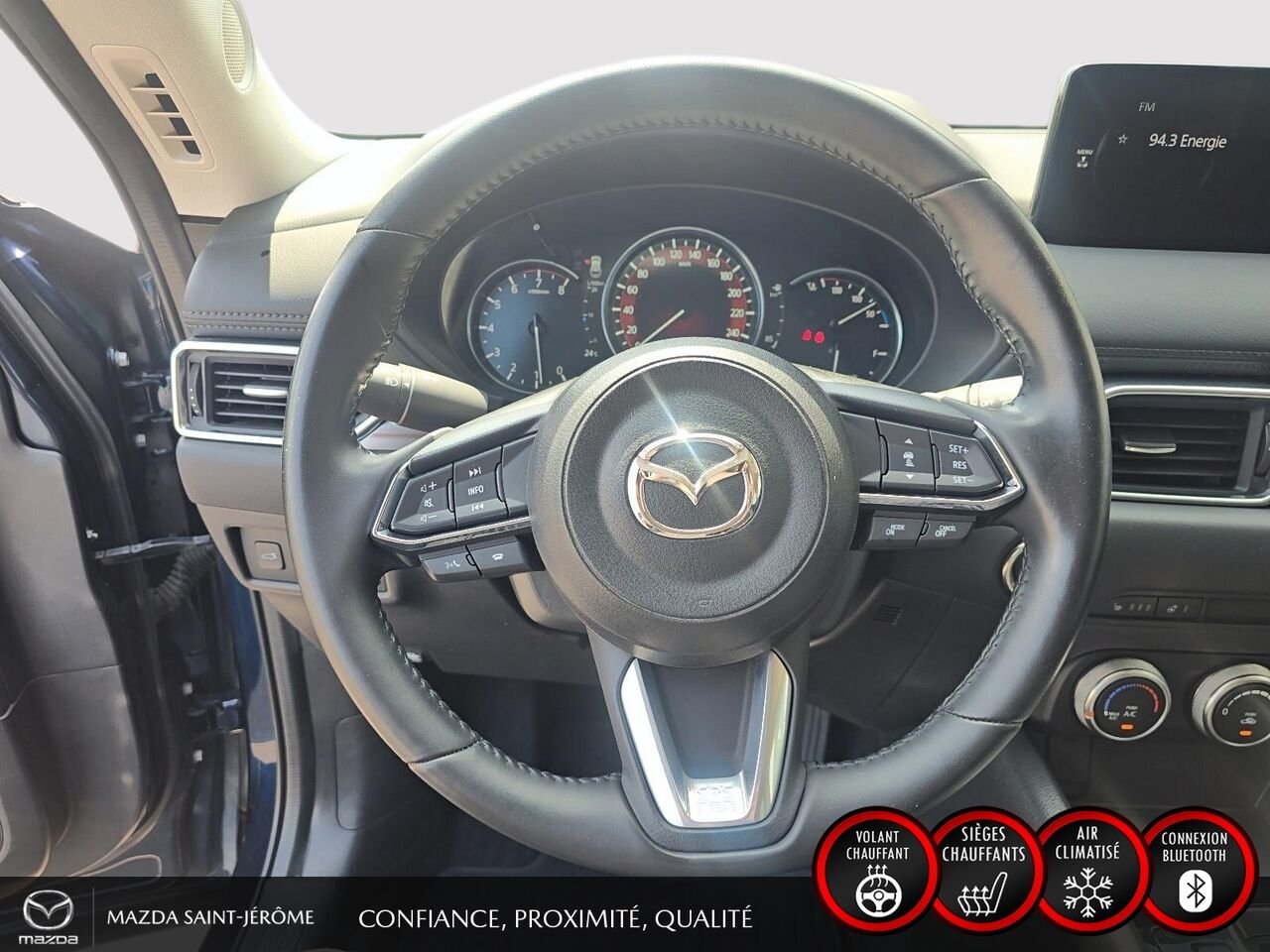 Mazda CX-5 GS | AWD | CUIR | MAGS | 2023 Bleu Saint-Jérôme - photo #12