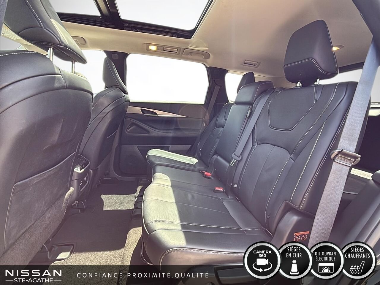 2024 INFINITI QX60 LUXE | AWD | TOIT PANORAMIQUE | 7 PLACES | Black Saint-Jérôme - photo #8