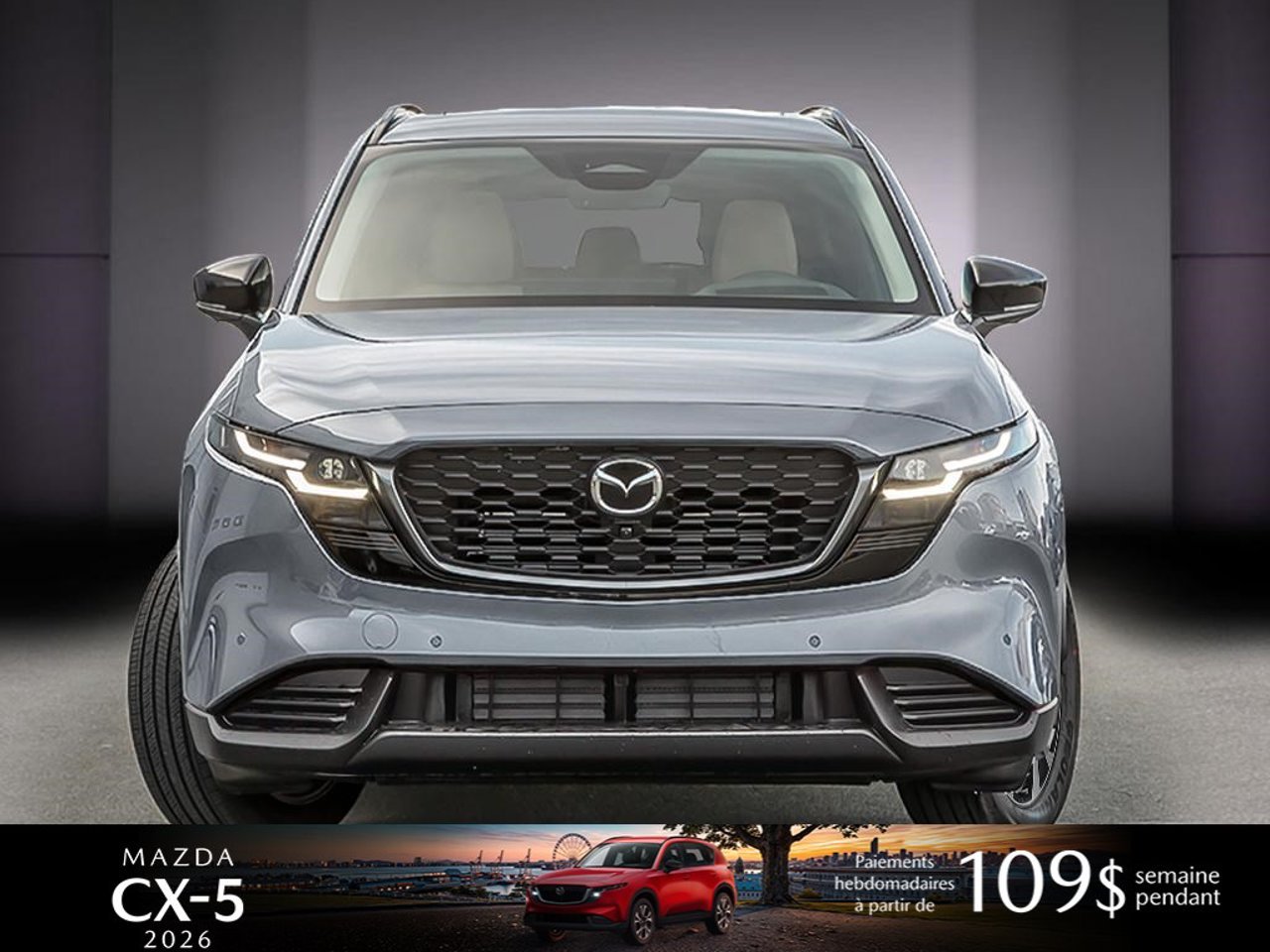 Mazda CX-5 JM3KMBHA5T0187091 2026 Gris polymétal métallisé Mirabel - photo #1